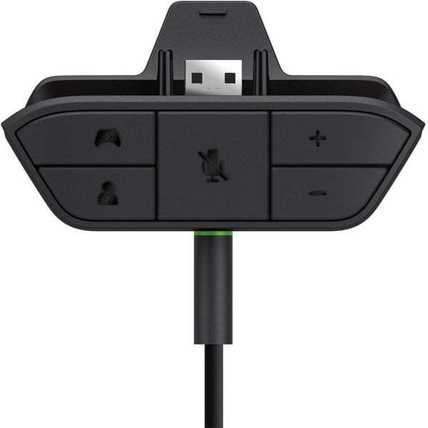 Stereo Headset Adapter Audio Mikrofon Headset Konverter for Xbox Juster Lydbalanse
