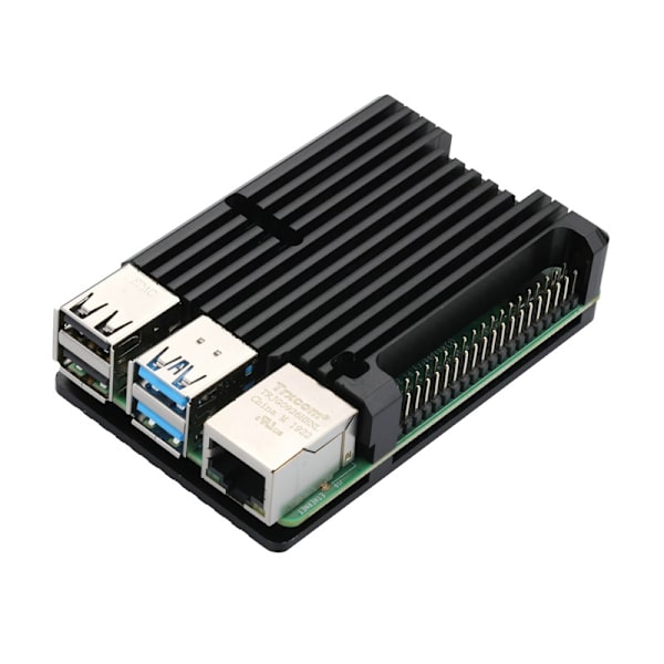 Raspberry Pi Metall 4:e Generationens Skal Raspberry Pi 4:e Generationen b + Aluminiumlegeringslåda 4b Värmeavledningsskal Tillbehör