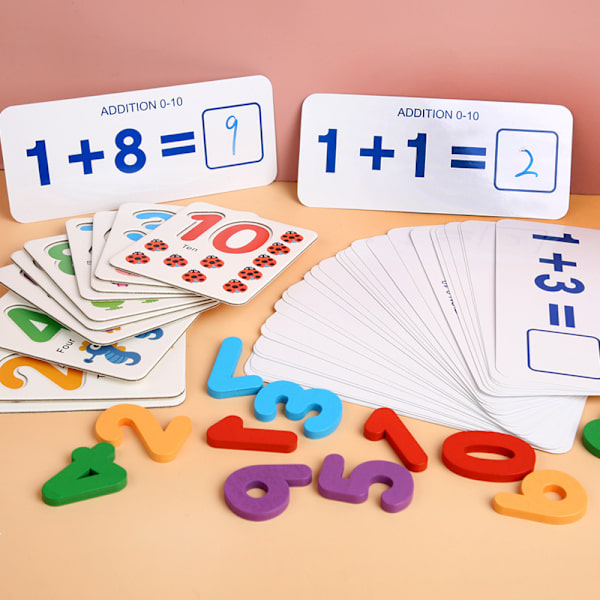 Digitaaliset opetusvälineet laskutikut puusta päiväkoti esikoulu lapset lahja matematiikka yhdistäminen yhteen- ja vähennyslasku varhaiskasvatus lelut