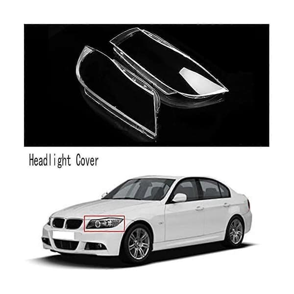 Höger transparent strålkastarglas strålkastarlampskal lins för 3-serien E90 E91 2005-2011