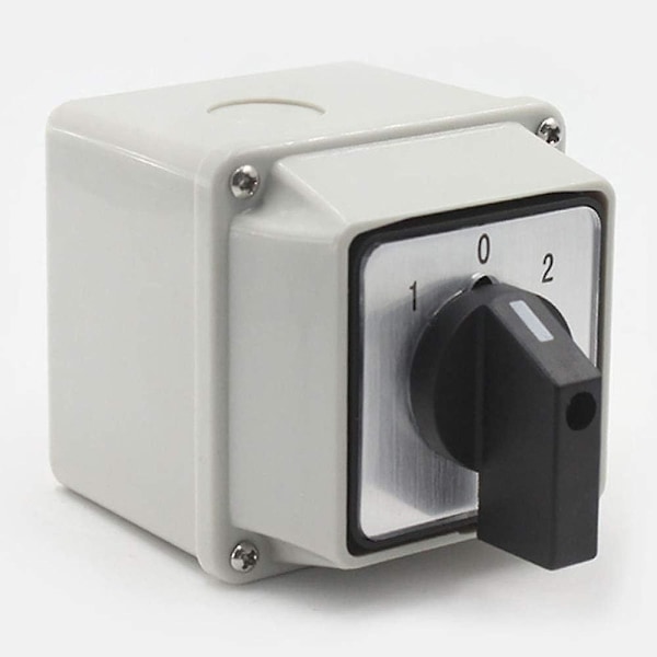 Växelswitch 3 Positioner 8 Skruvterminaler Rotera Kam Växelswitch