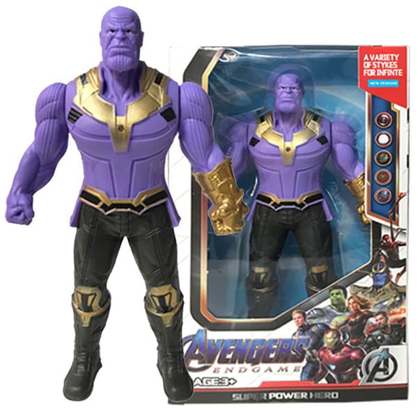 Avengers lysande figur Thanos modell prydnader