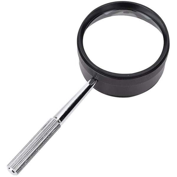 Identification Magnifier, 35x X 50mm Metal Magnifying Glass For Jewelry Stamps Identification