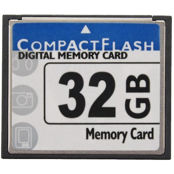 2024 32 GB kompakt flashminnekort (hvit og blå)