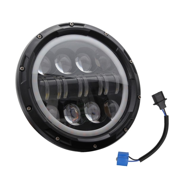 Universal 400W 40000LM 7 tommer Led Bil Motorcykel Forlygte Phare Farol Hovedlys Lampe Hovedlys til Softail