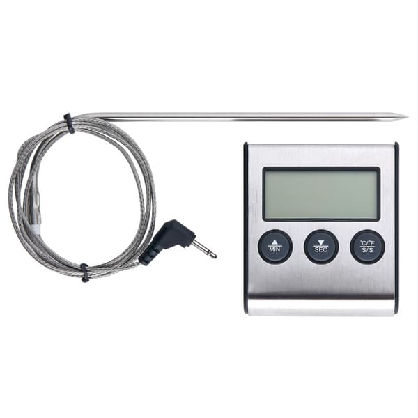 1-pak Køkken Mad Termometer Elektronisk Timer Probe Kød Termometer Grillning