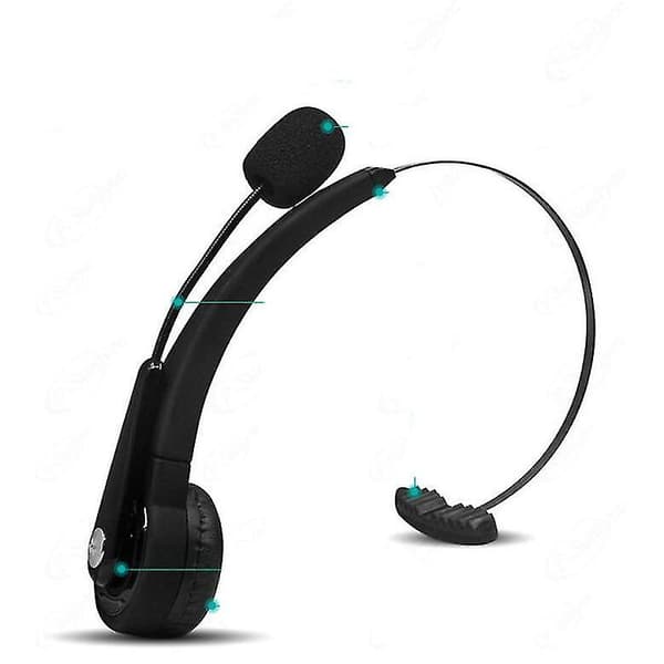 Bluetooth-headset med brusreducering - trådlösa on-ear-hörlurar