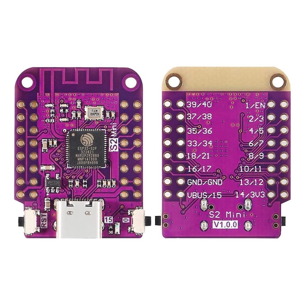 4st Esp32 S2 Mini V1.0.0 Wifi Iot Board Based Esp32-s2fn4r2 Esp32-s2 4mb Flash 2mb Psram Micropyth