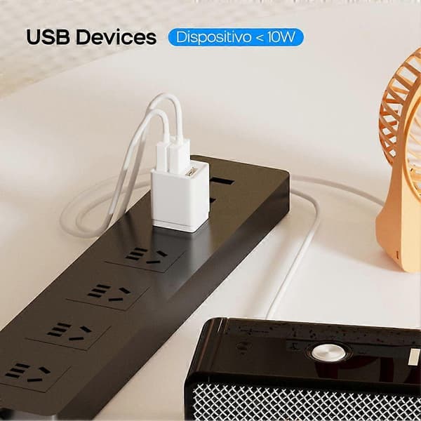 Tuya Zigbee Micro-USB Adapterbryter 3-gang Mini USB Strømadapter APP Stemmekontroll for Alexa
