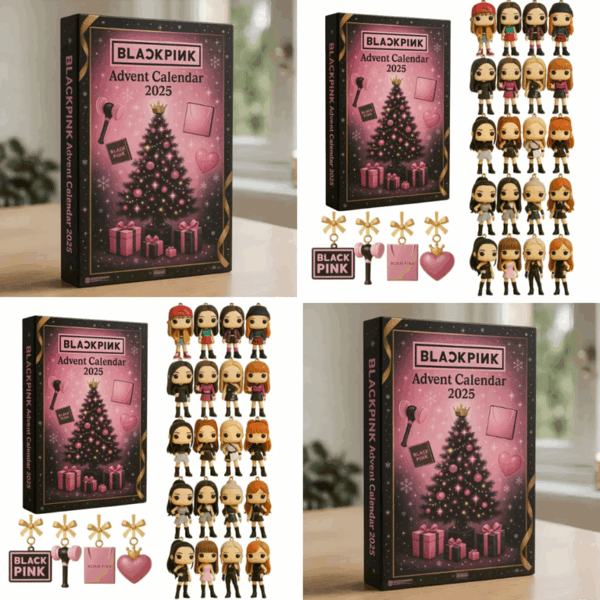 Sort pink 2025 Julekalender