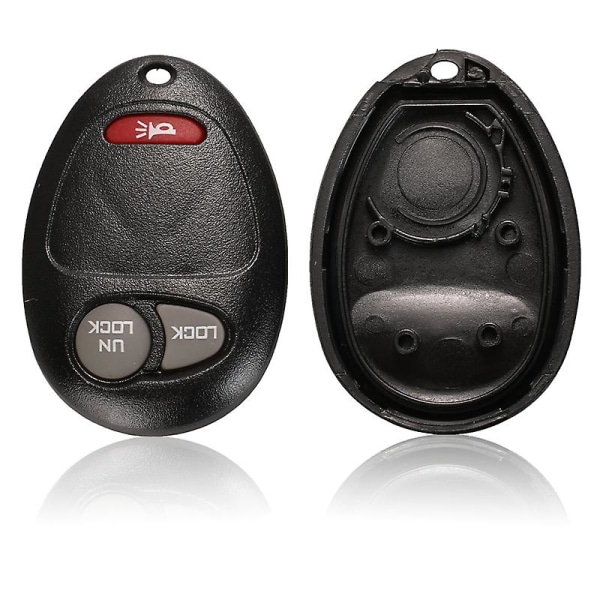 3 knappar No Chip Blank Fjärrkontroll 2 + 1 Panic Key Shell Case Cover för Buick Hummer H3 Gmc för Chevrolet Colorado