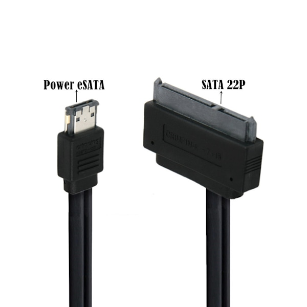 SATA 22P kiintolevy Power ESATA -datakaapeliin 2,5 tuuman kiintolevyyn, helppokäyttöinen kiintolevykaapeli, kiintolevyn muuntokaapeli