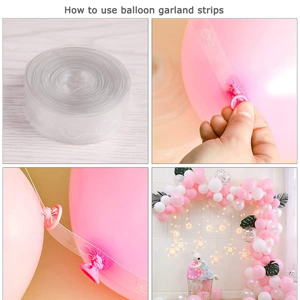 Ballon Dekorations Strips Sæt, til Juledekoration, DIY Håndværk
