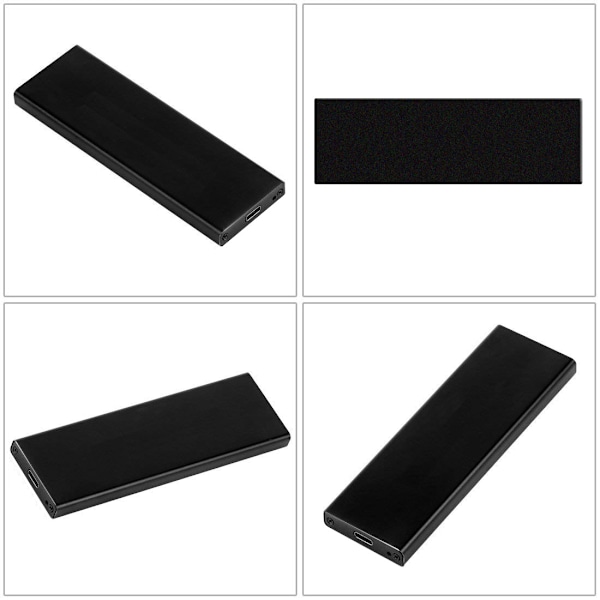 For 2010 2011 Air A1369 A1370 SSD Kabinett USB3.2 GEN2 til 12+6Pin M.2 SATA SSD Kabinett 6Gbps M2 SSD B