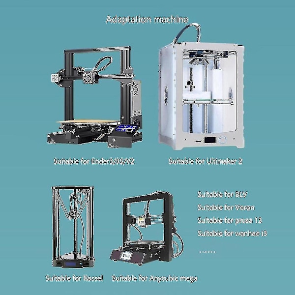 Auto Bed Leveling Sensor Kit Sensor Præcision til Creality Ender3/3s/3 Pro/v2 3D Printer Tilbehørssæt