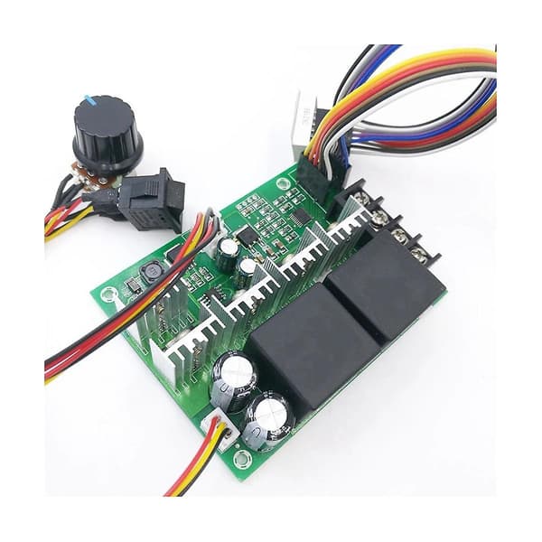 PWM DC Motor Hastighedsregulator DC 10-55V Digital LED Display 0-100% Justerbart Drivmodul Input