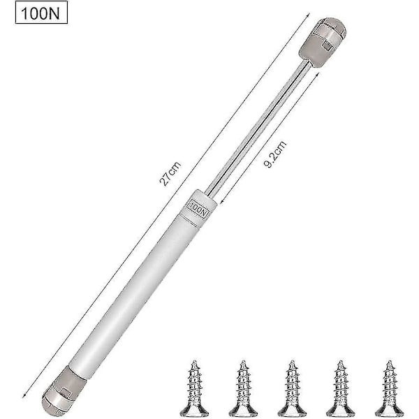 4 st Gas Strut Lift Support Hydraulisk Gas Cabinet Door Lift Gas Spring Strut Damper Hinge Med 100n-mxbc