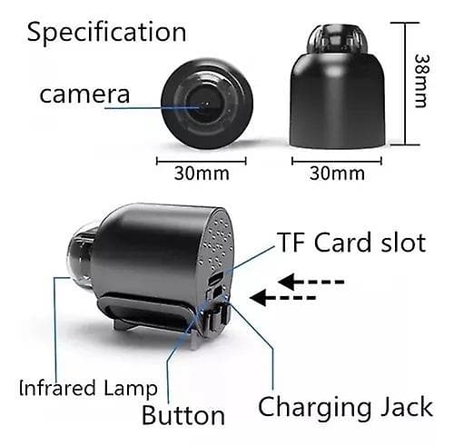 X5 Bærbar Full HD Mini Sikkerhedskamera