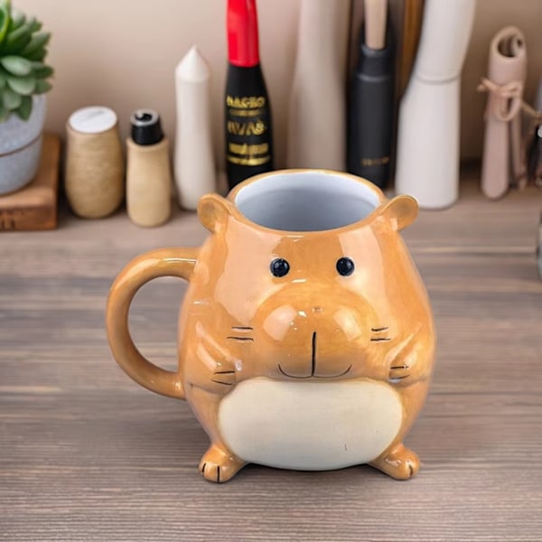 Kreativ Söt Capybara Keramisk Mugg Tecknad Födelsedagspresent Hem Par Mugg