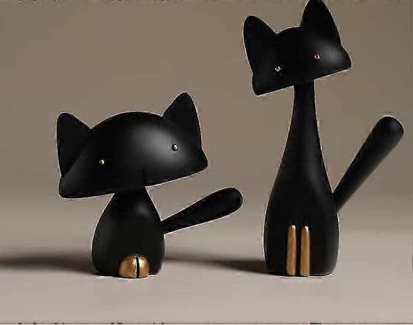 Sort Kat Julepynt Figur