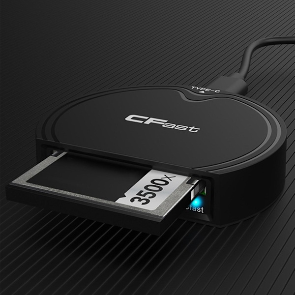 2-in-1 Cfast 2.0/SD-kortinlukija-adapteri Usb3.2 Gen2 10gbps Suuri nopeudella Siirto Kortinlukija Memo-m