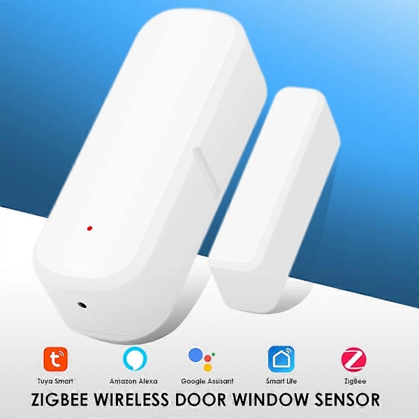 Tuya Smart ZigBee Dörrsensor App Notisvarning/Ljud Säkerhetslarm