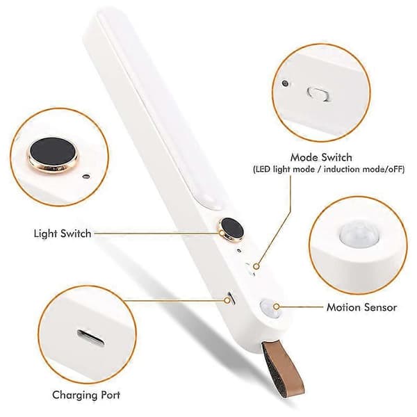Underskabslamper, 30 LED Super Klare Bevægelsessensorlamper, Skabslys Batteridrevet LED Lampe