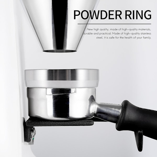 54mm Doseringsring Rostfritt Stål Kaffedoseringsring Espresso Doserings Tratt Kaffe Protafilter Ring