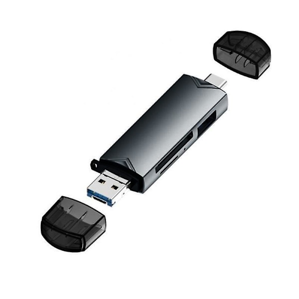 Høyhastighets USB3.0-kortleser minnekortleser for kamera, telefon med OTG