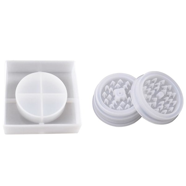 Ashtray Resin Mold & Silicone Mold, Square Jewelry Storage Box/Spice Mills Grinder Epoxy Casting Mo