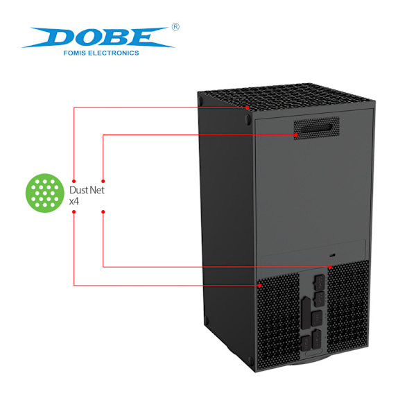 DOBExbox dammskydd för XBOX Series X konsol xbox konsol damm nät set