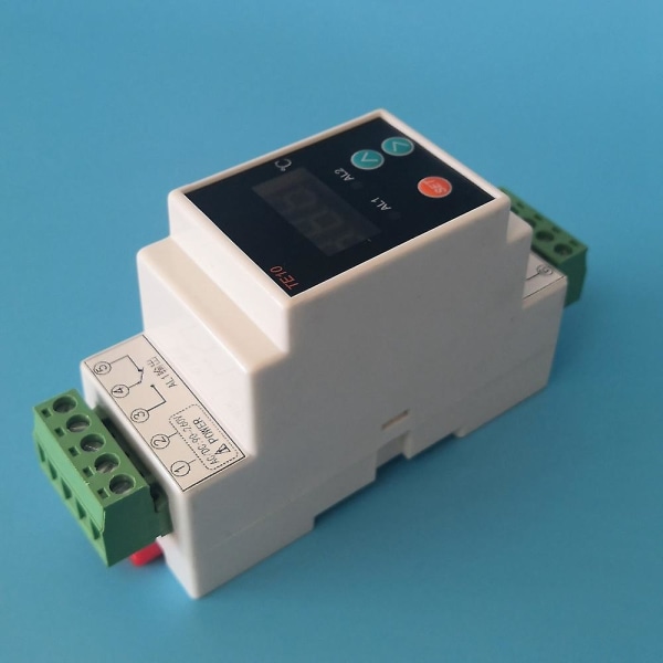 AC90-260V -40-110 Din-skinnetermostat med sensor 2-vejs relæudgang Temperaturalarmcontroller INGEN NC FÆLLES