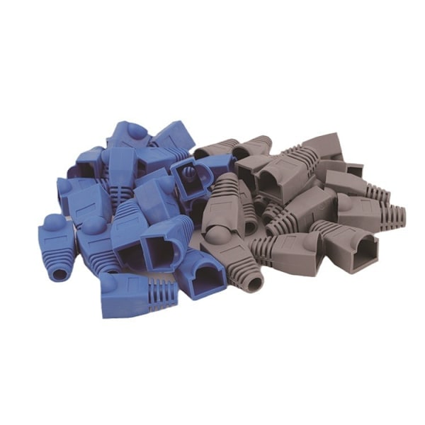 Nettverkskabel 8-kjerners RJ45 krystallhodehette Nettverk/nettverkskabel krystallhode beskyttelsesdeksel, 6/7MM