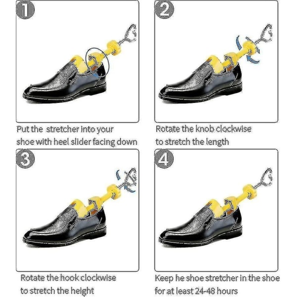 Ammattimainen High Instep -kenkäpaarit laajentaa jalkineiden korkeutta ja pituutta Acsergery Gift Ty