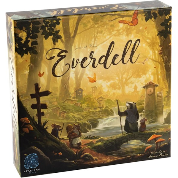 Everdell Standard Edition från Starling Games - Spel för 1-4 spelare där du bygger en skogsstad full av bedårande djur