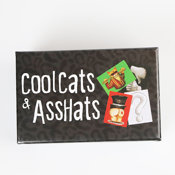 CoolCats AssHats - Cool Cats ja Assholes - Englanninkielinen juhlapelin lautapeli korttipeli kortti