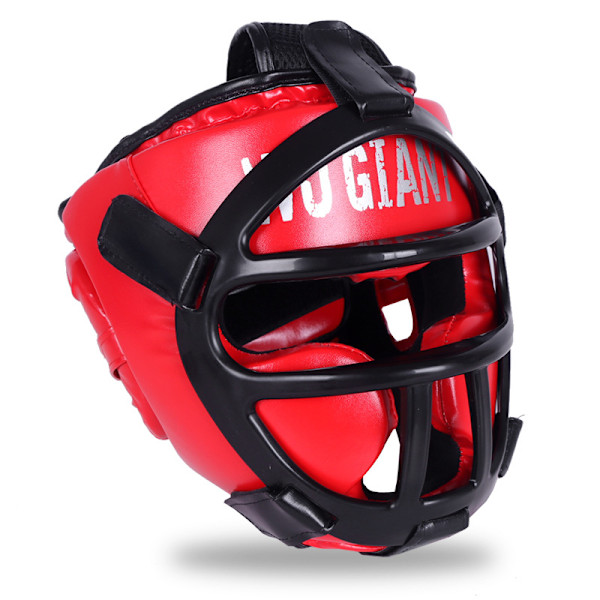 Boks Muay Thai Fitness Boks Hovedbeskytter Hjelm Frontbeskyttelse (Passer til hovedomkreds 59-65cm)