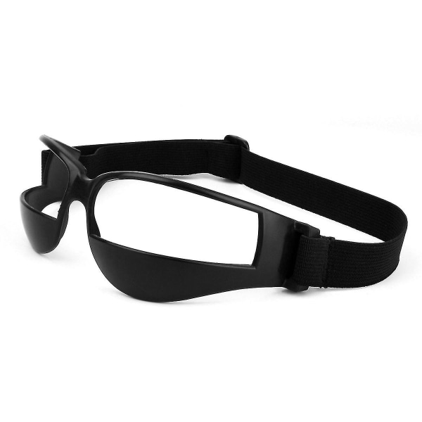 Basket dribbla glasögon plast basket träningshjälp glasögon justerbara sportglasögon för män Barn Baske Svart trasa 40