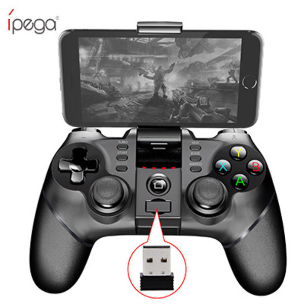 Ipega 9076 Batman Bluetooth Trådløs Kontroller 2.4G Trådløs Bluetooth-mottaker Støtter PS3 Spillkonsoll