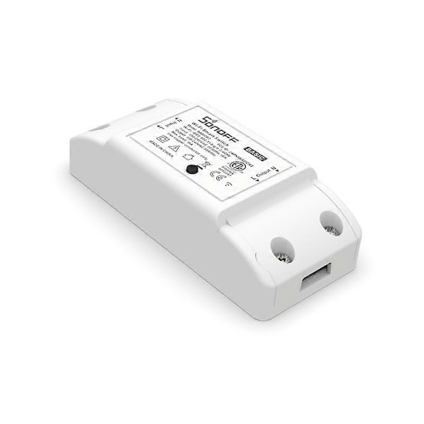 SONOFF BASIC R2 10A 2200W WIFI Smart Bryter DIY Modul EWELINK eller TASMOTA