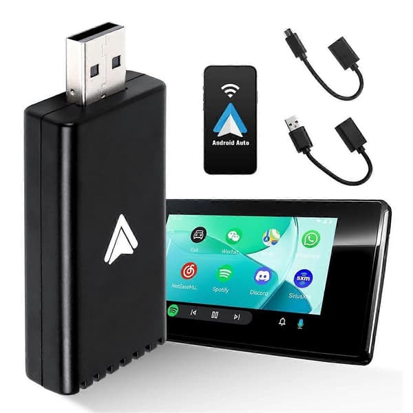Android Auto Trådløs Adapter, Android Auto Adapter, Android Telefon Konverterer Kablet Android Auto til Trådløs