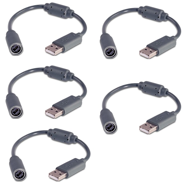 5 Pcs USB Converter Cable for Converter Adapter Wired Controller PC USB Port Cable for PC USB Port