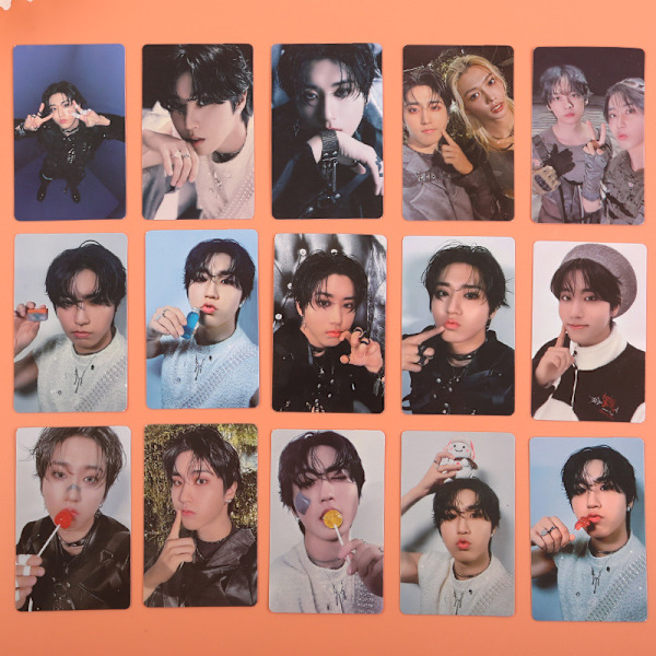 Stray Kids - GIANT Japansk special Fang Chan Zhang Bin HAN kort i samme stil