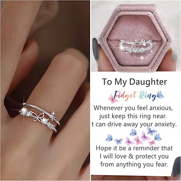 Angstring til Lindring af Angst til Datter, Ring til Datter, Angstring til Lindring af Angst til Datter fra Mor