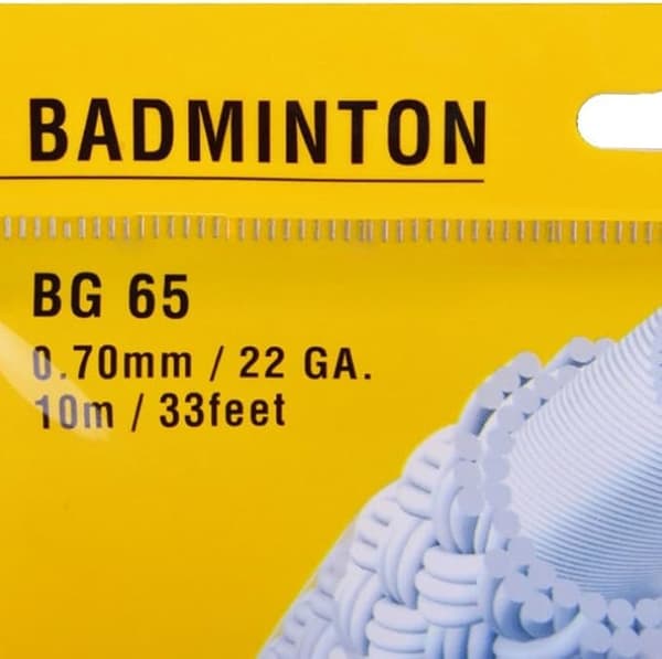 Badmintonsträng, badmintonracketsträng (orange, rulle - 10M)