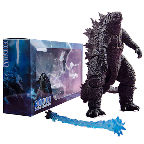 Godzilla 2 SHM King of the Monsters GODZILLA rörlig actionfigur i låda - Filmversion