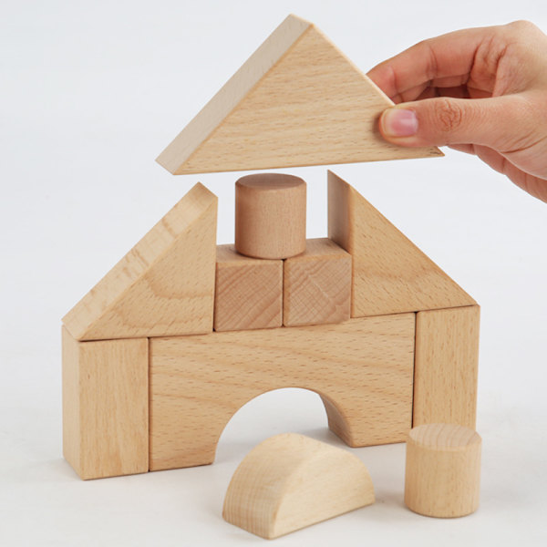 1-pakkaus Rakennus 3D Rakennuspalikat Pöytäpeli Kindergarten Montessori Opetusvälineet Lasten Koulutus