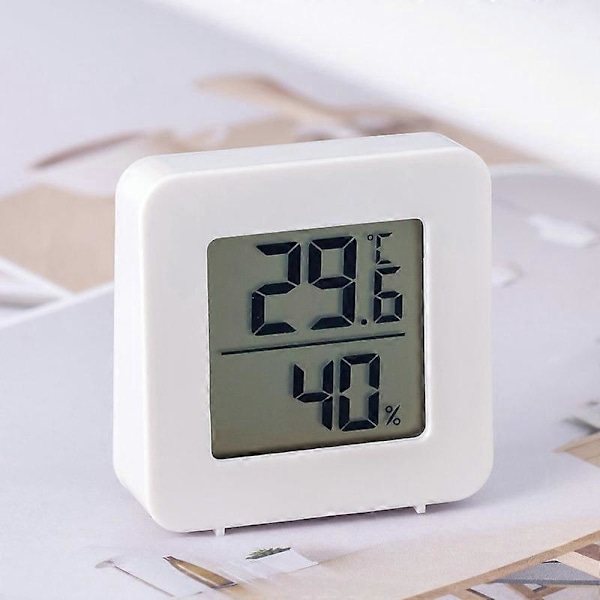 Inomhus Temperatur Luftfuktighetsmätare Elektronisk Termometer Mini Våt Torr