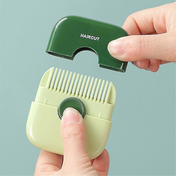 2 i 1 Baby Hårklipp og Hårkam Trim Bangs og Ødelagte Hår Bangs Trimmer Manuell Bærbar Barneklipper