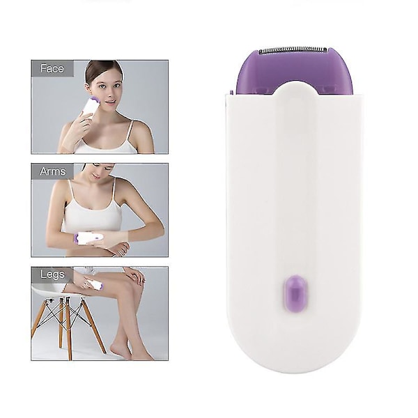 2 i 1 Elektrisk Epilator Hårfjerning Smertefri Hårfjerner Shaver Øjeblikkelig Smertefri Gratis Sensor Lys Usb Genopladning-mxbc